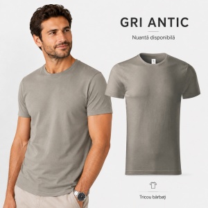 Tricou Bărbați Malfini Gulf 822, 100% Bumbac Organic, 150 g/m², Guler Rotund, Label Free, S–3XL, 15 Culori - Img 15