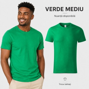 Tricou Bărbați Malfini Gulf 822, 100% Bumbac Organic, 150 g/m², Guler Rotund, Label Free, S–3XL, 15 Culori - Img 25