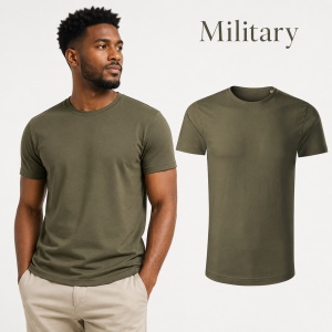 Tricou Bărbați Malfini Native GOTS 173, 100% Bumbac Organic, 150 g/m², Guler Rotund, Label Free, Mărimi S 3XL, 15 Culori - Img 19