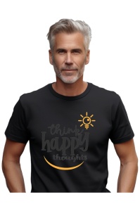 Tricou barbati - Think Happy