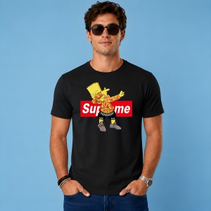 Tricou Bart Simpson Dabbing Camo Box Logo Urban Supreme Style, din bumbac 100%, tricou negru, Copii | Dama | Barbat - Img 3
