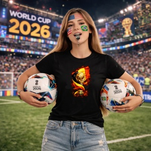 Tricou Belgium World Cup Fifa 2026, din bumbac 100%, tricou negru, Copii | Dama | Barbat - Img 9