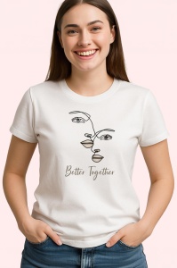 Tricou Better Togheter doua fete, Copii | Dama | Barbat