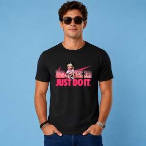 Tricou Betty Boop Pink Glamour Street Style Urban Chic, din bumbac 100%, tricou negru, Copii | Dama | Barbat