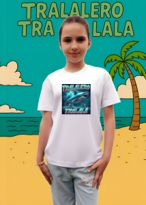 Tricou Bootleg Brainrot ** Tralalero Tralala Copii | Dama | Barbat - Img 4