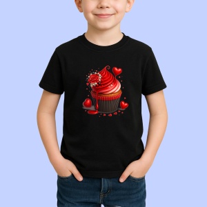 Tricou Briosa rosie Negru, Copii | Dama | Barbat