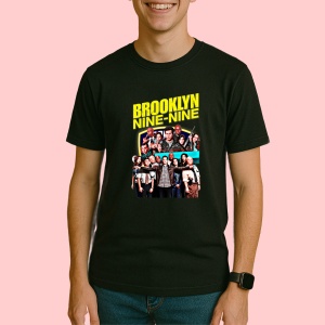 Tricou Brooklyn Nine-Nine - Cast Poster, muzica Pop / Country (ini?ial), Dama | Barbat | Copii, Culoare Negru - Img 3