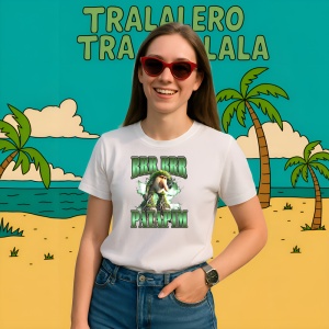 Tricou Brr Brr Patapim Green 2 ** Tralalero Tralala Copii | Dama | Barbat - Img 11