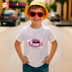 Tricou Buze roz cu trandafir si miere lichida, Lip gloss, Copii | Dama - Img 16