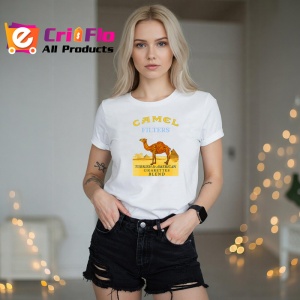 Tricou camel filters tigari retro pe fundal negru design clasic, Copii | Dama | Barbat - Img 10