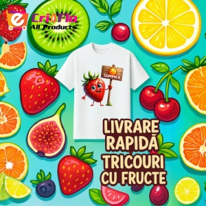 Tricou Capsuna amuzanta de vara summer, Fructe, Copii | Dama - Img 12