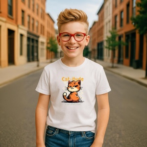 Tricou Cat-itude accepta situatia omule - Copii | Dama | Barbat - Img 2