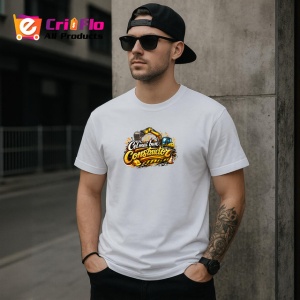 Tricou Cel Mai Bun Constructor Unelte Galben V2, din bumbac 100% , tricou alb pentru Dama | Barbat - Img 6