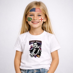 Tricou Chris Wood New Zealand World Cup Fifa 2026, din bumbac 100%, tricou alb, Copii | Dama | Barbat - Img 2