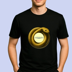 Tricou Chrysler Sarpe Galben Asteptand Sa Atace | Unisex Dama si Barbat