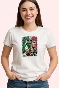 Tricou Chucky Lozano Mexic Extrema Fotbal, din bumbac 100% , tricou alb pentru Copii | Dama | Barbat