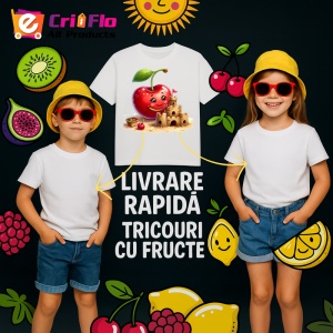 Tricou Cireasa de vara amuzanta castel de nisip, Fructe, Copii | Dama - Img 6