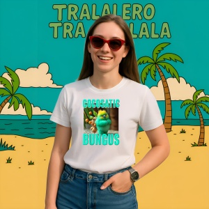 Tricou Cocosatic Bungus ** Tralalero Tralala Copii | Dama | Barbat - Img 11