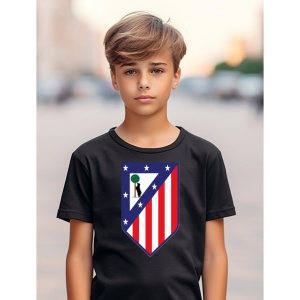 Tricou copii Atletico Madrid din bumbac 100% - Img 7