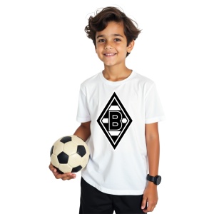 Tricou copii Borussia Monchengladbach din bumbac 100% - Img 2