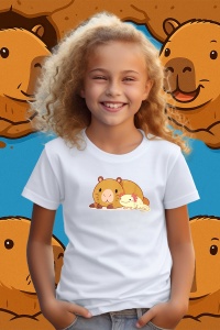 Tricou copii Capybara - Axolotl