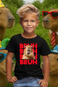 Tricou copii Capybara - BRUH - Img 5
