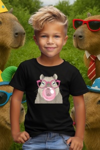 Tricou copii Capybara - Guma de mestecat - Img 5