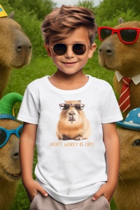 Tricou copii Capybara - Nu iti fa griji - Img 3