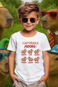 Tricou copii Capybara - Stari de spirit - Img 3