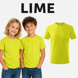 Tricou Copii Clasic Basic Kids, Băiat/Fată, Bumbac 100% Confortabil, 160 g/m², Mărimi 4–12 ani - Img 26