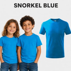 Tricou Copii Clasic Basic Kids, Băiat/Fată, Bumbac 100% Confortabil, 160 g/m², Mărimi 4–12 ani - Img 36