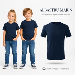 Tricou Copii Classic Malfini – 100% Bumbac, Mânecă Scurtă, Fete și Băieți, 6 Culori - Img 12