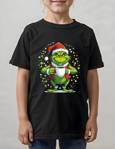 Tricou copii - COFFEE GRINCH - Img 2