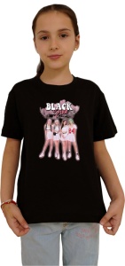 Tricou copii cu formatia BLACK PINK BLINKS , din bumbac 100% - Img 2