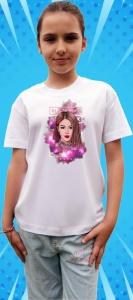 Tricou copii cu formatia BLACK PINK LISA 11 , din bumbac 100% - Img 8