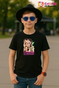 Tricou copii cu formatia BLACKPINK JENNIE , din bumbac 100% - Img 5