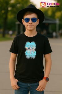 Tricou copii cu formatia BTS 2 , din bumbac 100% - Img 6