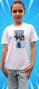 Tricou copii cu formatia JUNGKOOK , din bumbac 100% - Img 7
