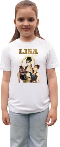 Tricou copii cu formatia LISA GOLD , din bumbac 100% - Img 3
