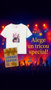 Tricou copii cu formatia TWICE 2 , din bumbac 100% - Img 10