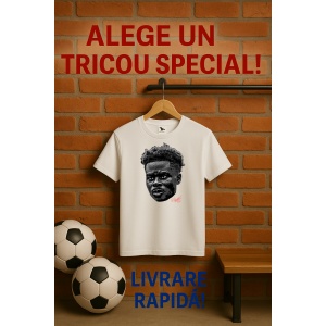 Tricou Copii cu Fotbalistul Bukayo Saka - Arsenal FC - Img 8