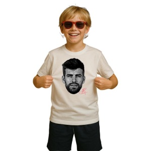 Tricou Copii cu Fotbalistul Gerard Pique - FC Barcelona