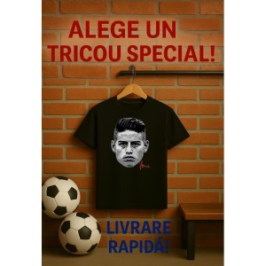 Tricou Copii cu Fotbalistul Reece James - Chelsea FC - Img 5