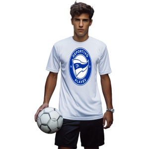 Tricou copii Deportivo Alaves din bumbac 100% - Img 6