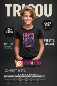 Tricou Copii din bumbac 100%, personalizat cu personajul Cade Bnae - Img 9