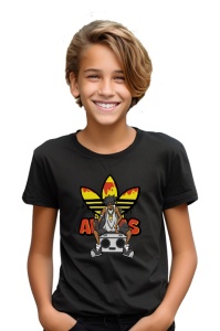 Tricou copii din bumbac 100% Street Music Lover, cu imprimeu pentru copii, îmbrăcăminte confortabilă, modă copii, cadou ideal - Img 2