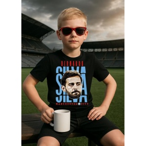 Tricou Copii din bumbac cu fotbalistul David Josue Jimenez Silva-(Retired) - Img 4
