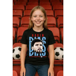 Tricou Copii din bumbac cu fotbalistul Rafael Alexandre da Conceicao Leao-AC Milan - Img 4