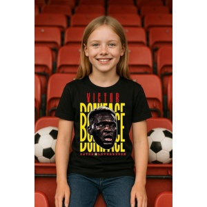 Tricou Copii din bumbac cu fotbalistul Victor Okoh Boniface-Bayer Leverkusen - Img 5