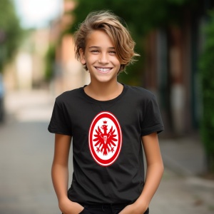 Tricou copii Eintracht Frankfurt din bumbac 100% - Img 6